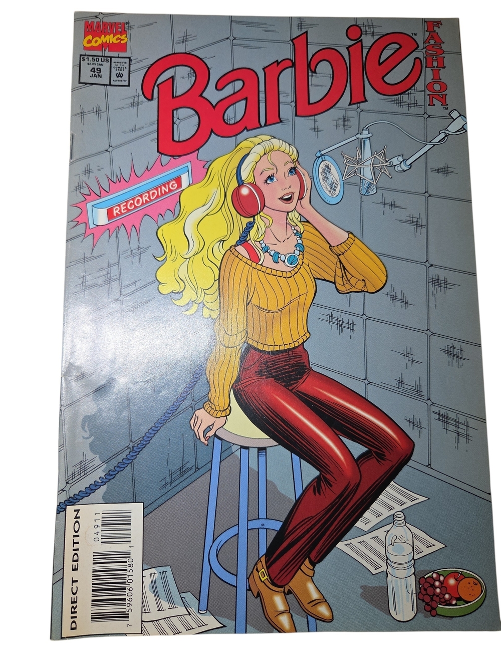 1995 Barbie Fashion Marvel Comics Volume #1 Issue #49 Comic Book